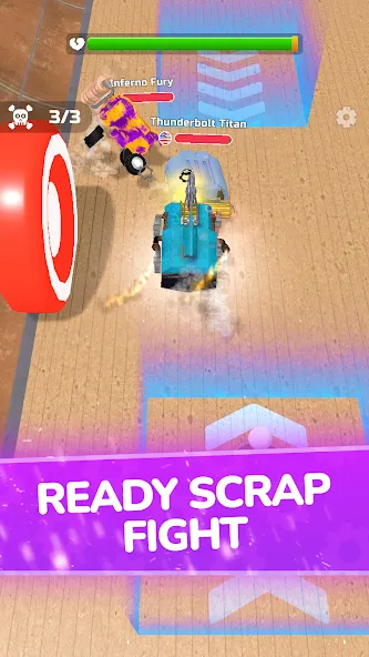 Скачать Scrap Robot Fighting (Скрап Робот Файтинг) [Взлом/МОД Бесконечные деньги] последняя версия 1.3.2 (5Play ru apk ) для Андроид