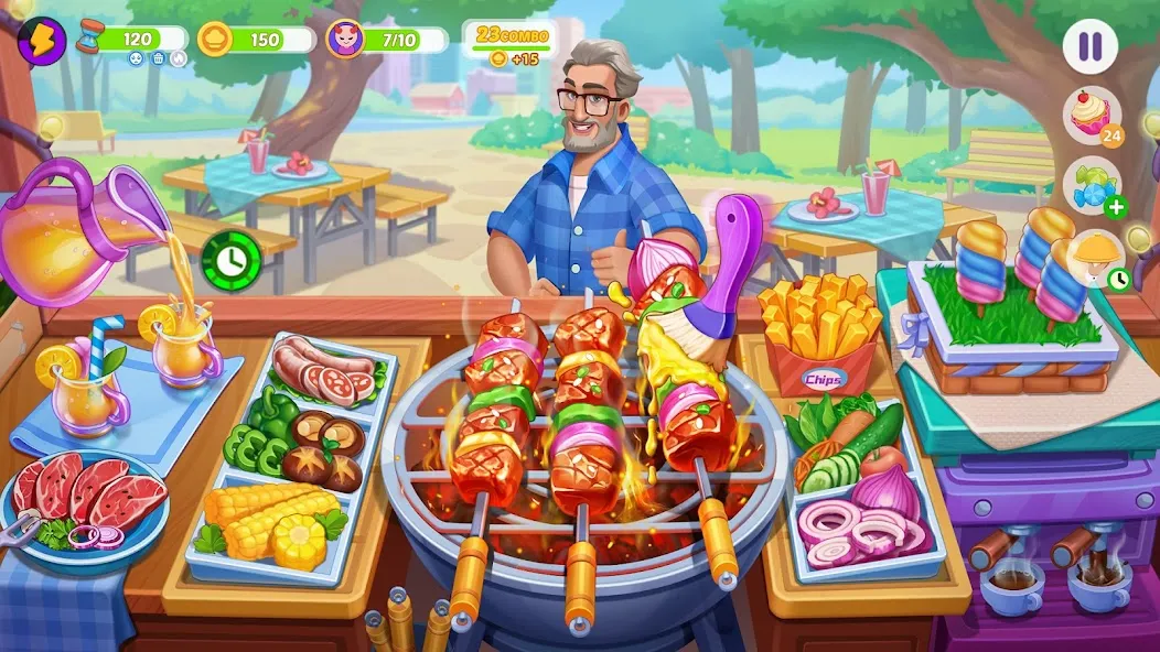 Скачать Cooking Town - Restaurant Game (Кукинг Таун) [Взлом/МОД Много денег] последняя версия 2.9.8 (бесплатно на 4PDA) для Андроид