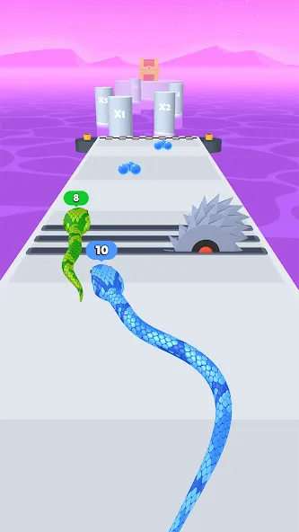 Скачать Snake Run Race: Игра Змейка 3D (Снейк Ран Рейс) [Взлом/МОД Много денег] последняя версия 0.4.6 (бесплатно на 4PDA) для Андроид