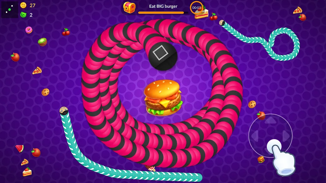Скачать Snake Worms .io: Fun Game Zone  [Взлом/МОД Все открыто] последняя версия 2.3.9 (бесплатно на 5Play) для Андроид
