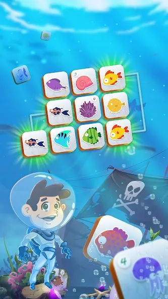 Скачать Mahjong Connect Fish World (Мацзян Коннект Рыбный Мир) [Взлом/МОД Все открыто] последняя версия 2.8.6 (бесплатно на 4PDA) для Андроид