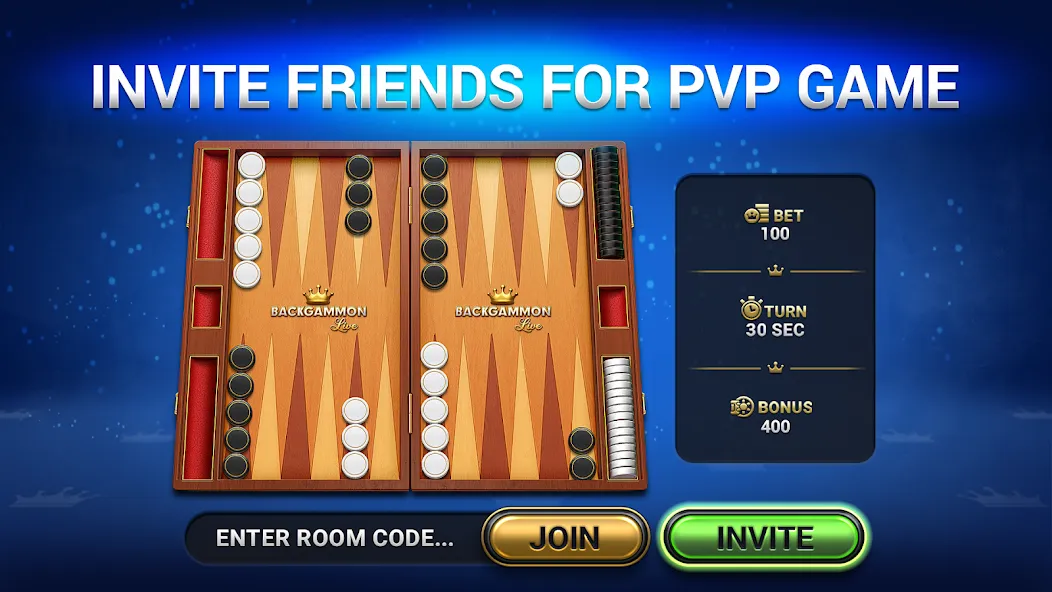 Скачать Backgammon Live - нарды онлайн (Бэкгаммон Лайв) [Взлом/МОД Меню] последняя версия 2.9.7 (на 5Плей бесплатно) для Андроид