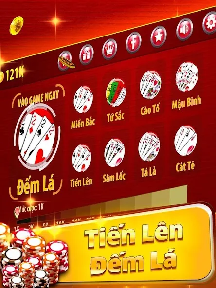 Скачать Tiến Lên Đếm Lá - Tien Len [Взлом/МОД Все открыто] последняя версия 0.8.9 (5Play ru apk) для Андроид