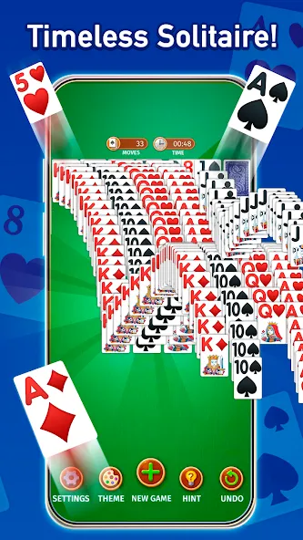 Скачать Solitaire: Classic Card Game (Клондайк Солитер) [Взлом/МОД Unlocked] последняя версия 2.4.4 (бесплатно на 5Play) для Андроид