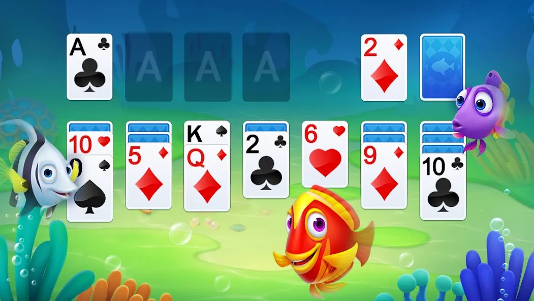 Скачать Solitaire 3D Fish [Взлом/МОД Меню] последняя версия 2.2.2 (на 5Плей бесплатно) для Андроид