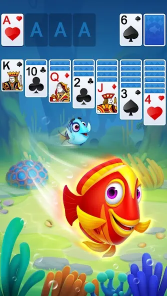 Скачать Solitaire 3D Fish [Взлом/МОД Меню] последняя версия 2.2.2 (на 5Плей бесплатно) для Андроид