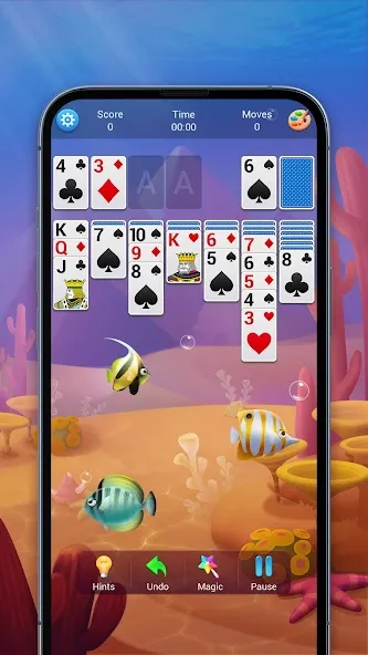 Скачать Solitaire, Klondike Card Games [Взлом/МОД Бесконечные деньги] последняя версия 2.5.1 (5Play ru apk) для Андроид