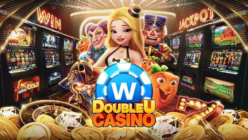 Скачать DoubleU Casino™ - Vegas Slots (ДаблЮ Казино) [Взлом/МОД Unlocked] последняя версия 1.2.1 (4PDA apk) для Андроид