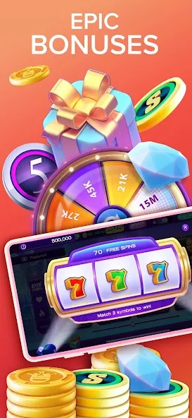 Скачать High 5 Casino: Real Slot Games (Хай 5 Казино) [Взлом/МОД Бесконечные деньги] последняя версия 2.9.9 (на 5Плей бесплатно) для Андроид