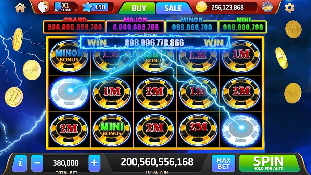 Скачать Royal Jackpot Casino Machines (Роял Джекпот Казино Машины) [Взлом/МОД Unlocked] последняя версия 1.5.5 (5Play ru apk) для Андроид