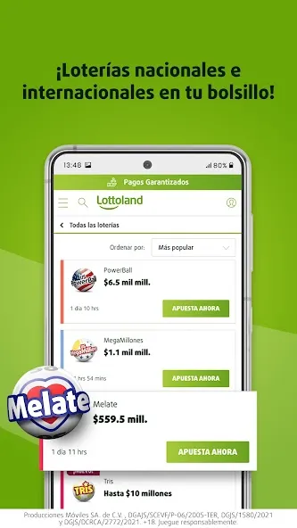 Скачать Lottoland: Lotería & Casino (Лоттоланд) [Взлом/МОД Все открыто] последняя версия 0.2.4 (4PDA apk) для Андроид