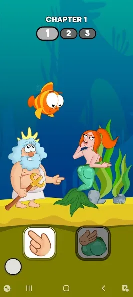 Скачать Neptune vs Mermaid: Fish Prank (Нептун против Русалки) [Взлом/МОД Бесконечные деньги] последняя версия 1.5.7 (5Play ru apk ) для Андроид