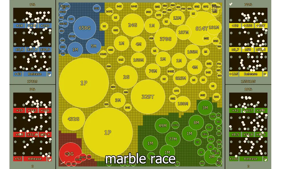 Скачать Marble Race and Territory War (Марбл Рейс и Территориальная Война) [Взлом/МОД Бесконечные деньги] последняя версия 1.7.3 (на 5Плей бесплатно) для Андроид