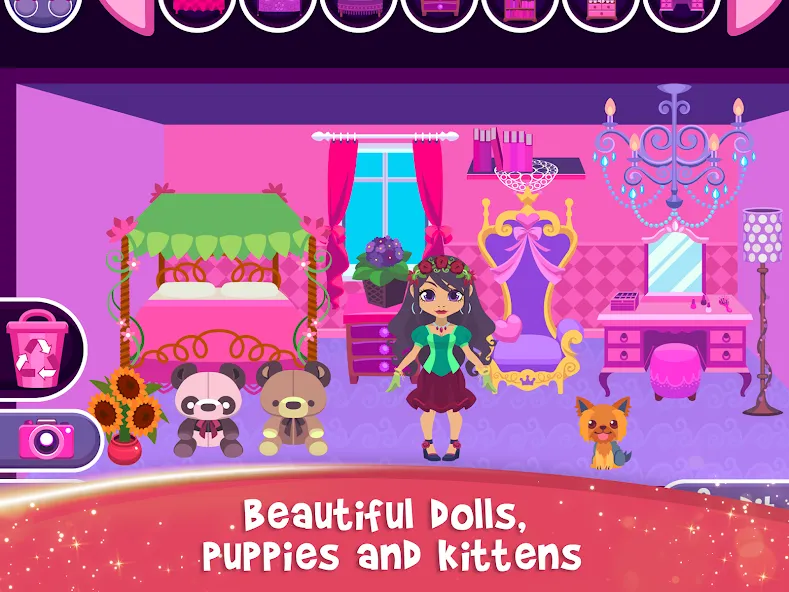 Скачать My Princess Castle: Doll Game (Мой Принцессин Замок) [Взлом/МОД Unlocked] последняя версия 1.1.7 (бесплатно на 5Play) для Андроид