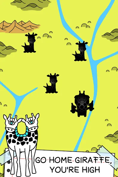 Скачать Giraffe Evolution: Жирафы (Жираф Эволюция) [Взлом/МОД Много денег] последняя версия 1.7.8 (4PDA apk) для Андроид