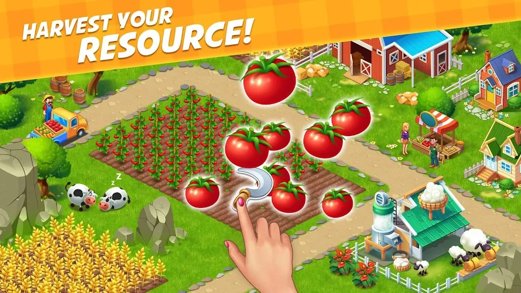 Скачать Farm City: Farming & Building (Фарм Сити) [Взлом/МОД Много денег] последняя версия 2.1.2 (5Play ru apk ) для Андроид