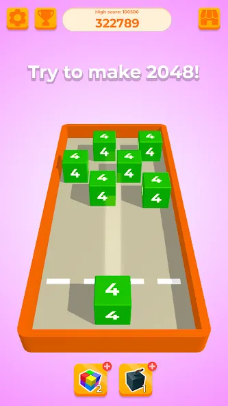 Скачать Chain Cube: 2048 3D merge game (Чейн Куб) [Взлом/МОД Бесконечные деньги] последняя версия 2.6.4 (бесплатно на 5Play) для Андроид