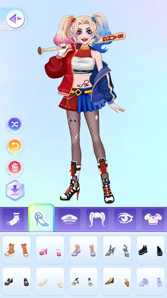 Скачать YoYa: Dress Up Fashion Girl (ЙоЯ) [Взлом/МОД Unlocked] последняя версия 1.5.9 (бесплатно на 5Play) для Андроид