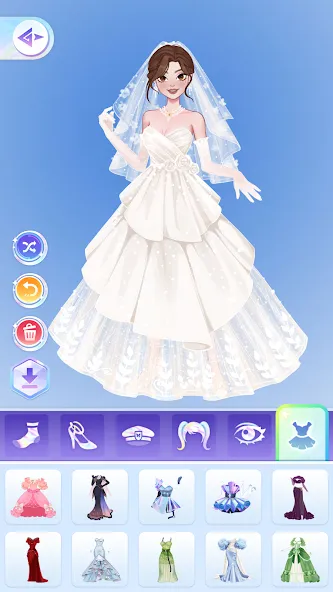 Скачать YoYa: Dress Up Fashion Girl (ЙоЯ) [Взлом/МОД Unlocked] последняя версия 1.5.9 (бесплатно на 5Play) для Андроид