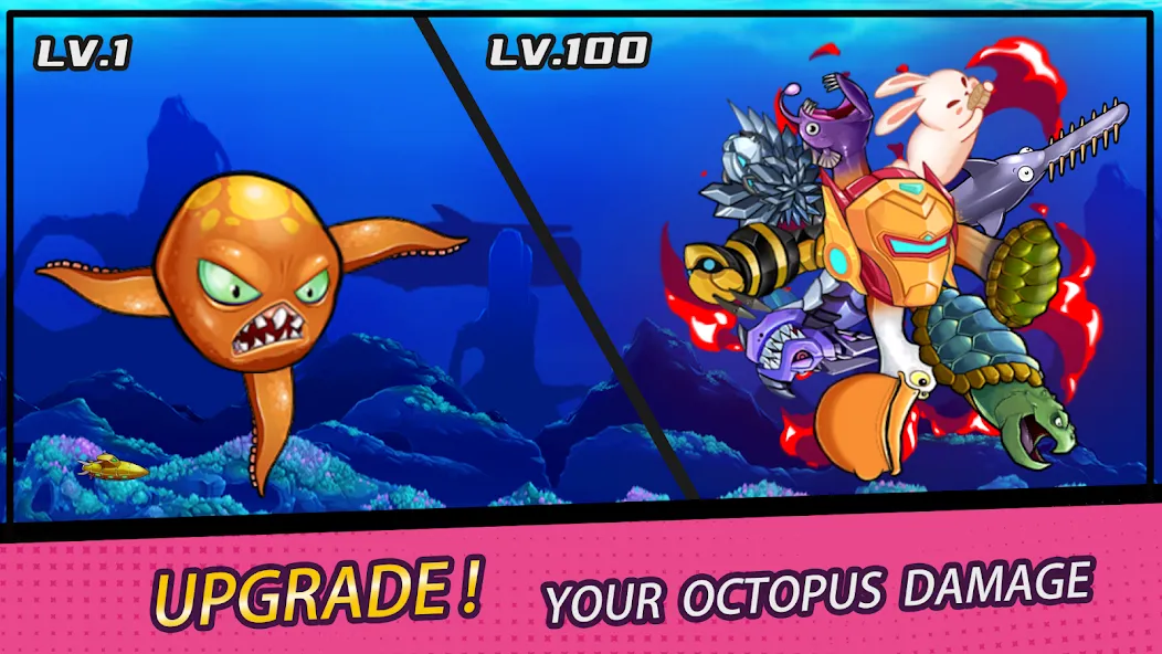 Скачать Crazy Octopus (Крейзи Октопус) [Взлом/МОД Unlocked] последняя версия 0.9.1 (5Play ru apk ) для Андроид
