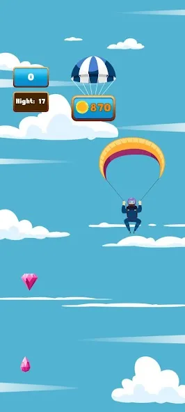 Скачать The Parachute (Зе Пэрашют) [Взлом/МОД Меню] последняя версия 2.7.5 (5Play ru apk ) для Андроид
