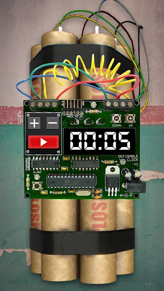 Скачать Time Bomb Broken Screen Prank (Тайм Бомб Брокен Скрин Пранк) [Взлом/МОД Бесконечные деньги] последняя версия 1.6.4 (4PDA apk) для Андроид