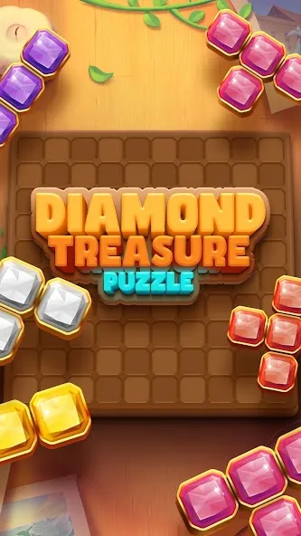 Скачать Diamond Treasure Puzzle (Даймонд Треже Пазл) [Взлом/МОД Меню] последняя версия 1.2.7 (на 5Плей бесплатно) для Андроид