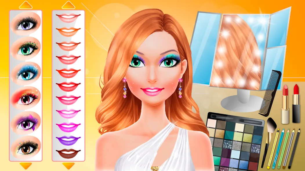 Скачать игры для девочек, макияж мода  [Взлом/МОД Много денег] последняя версия 1.3.2 (на 5Плей бесплатно) для Андроид