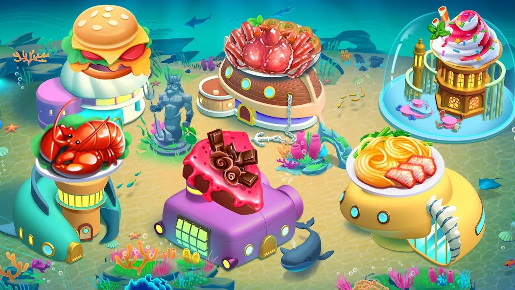 Скачать Cooking Aquarium - A Star Chef (Кукинг Аквариум) [Взлом/МОД Бесконечные деньги] последняя версия 0.3.4 (бесплатно на 5Play) для Андроид