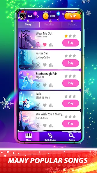 Скачать Magic Pink Tiles: Piano Game (Магические розовые плитки) [Взлом/МОД Меню] последняя версия 1.6.9 (бесплатно на 5Play) для Андроид