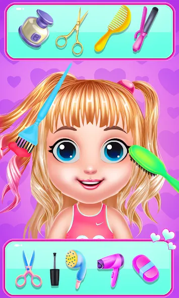 Скачать Baby Girl Caring Pinky Style (Беби Грл Керинг Пинки Стайл) [Взлом/МОД Все открыто] последняя версия 2.3.8 (4PDA apk) для Андроид