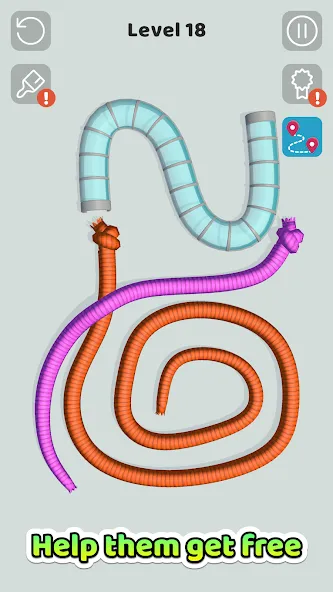 Скачать Tangled Snakes (Танглд Снейкс) [Взлом/МОД Все открыто] последняя версия 0.9.7 (бесплатно на 4PDA) для Андроид