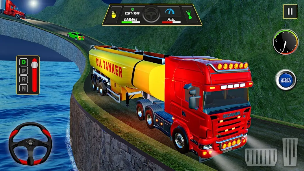 Скачать Offroad Oil Tanker Truck Games (Оффроуд Игры на машинецистерне для нефти) [Взлом/МОД Все открыто] последняя версия 2.6.3 (бесплатно на 5Play) для Андроид