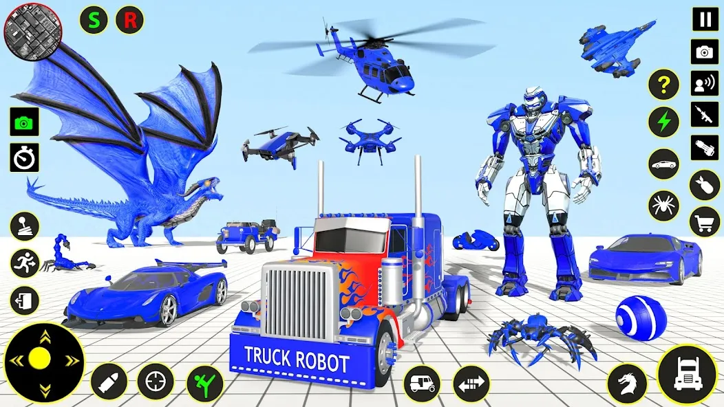 Скачать игры робот грузовик грузовик  [Взлом/МОД Все открыто] последняя версия 0.3.8 (на 5Плей бесплатно) для Андроид