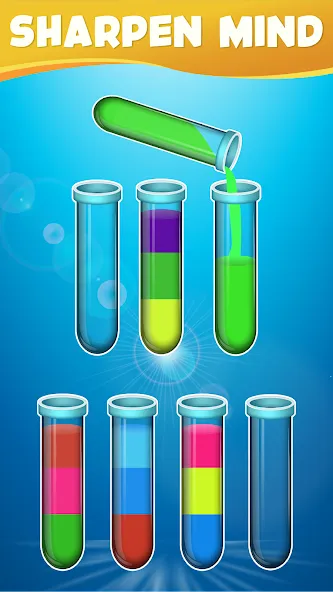 Скачать Water Sort Color Sorting games (Вотер Сорт Колор Сортинг гейм) [Взлом/МОД Unlocked] последняя версия 0.1.2 (бесплатно на 5Play) для Андроид