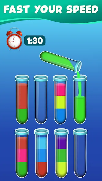 Скачать Water Sort Color Sorting games (Вотер Сорт Колор Сортинг гейм) [Взлом/МОД Unlocked] последняя версия 0.1.2 (бесплатно на 5Play) для Андроид