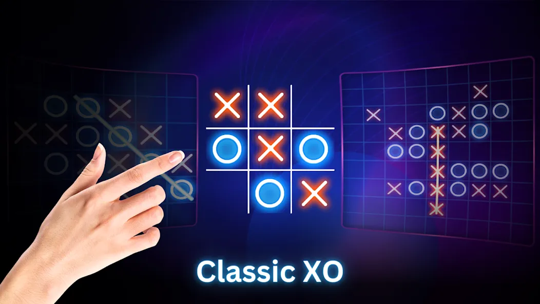 Скачать Tic Tac Toe 2 Player: XO Game (Тик Так Тоу 2 игрока) [Взлом/МОД Все открыто] последняя версия 1.5.8 (бесплатно на 5Play) для Андроид