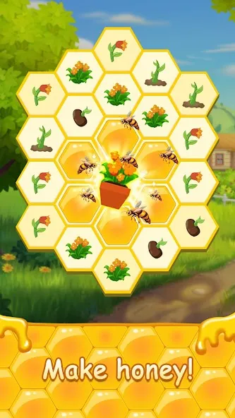 Скачать Honey Bottles - merge puzzle (Хани Ботлс) [Взлом/МОД Много денег] последняя версия 1.3.1 (4PDA apk) для Андроид