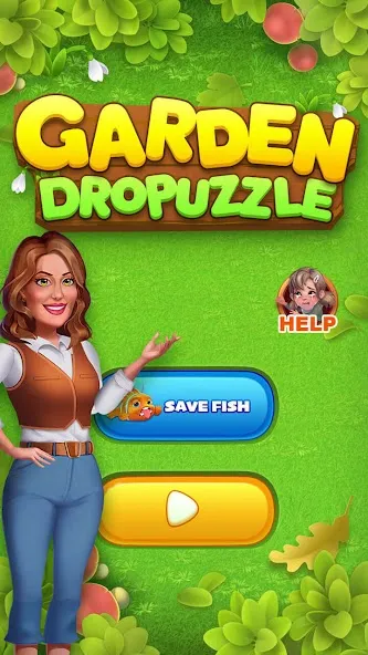 Скачать Garden Dropuzzle (Гарден Дропазл) [Взлом/МОД Unlocked] последняя версия 2.3.1 (бесплатно на 5Play) для Андроид