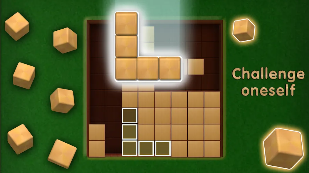 Скачать Wooden Cube Block Puzzle (Деревянный кубик головоломка) [Взлом/МОД Много денег] последняя версия 0.4.8 (5Play ru apk ) для Андроид