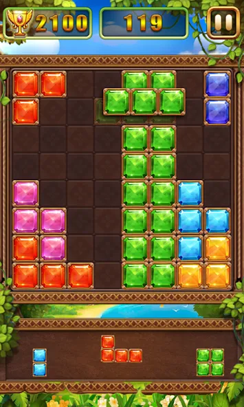 Скачать Puzzle Block Jewels (Пазл Блок Драгоценности) [Взлом/МОД Много денег] последняя версия 2.4.6 (бесплатно на 5Play) для Андроид