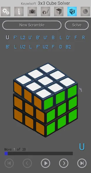 Скачать 3x3 Cube Solver (х3 кубик решатель) [Взлом/МОД Бесконечные деньги] последняя версия 1.5.3 (на 5Плей бесплатно) для Андроид