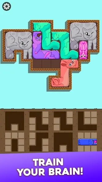 Скачать Block Puzzle Cats (Блок Пазл Кошки) [Взлом/МОД Много денег] последняя версия 1.1.2 (бесплатно на 5Play) для Андроид