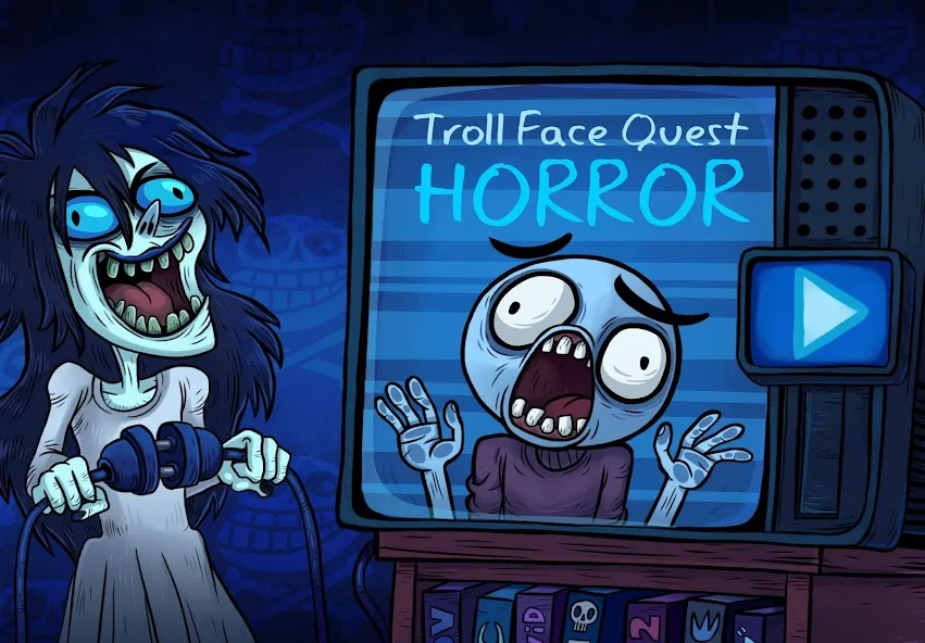 Скачать Troll Face Quest Horror (Тролл Фейс Квест Хоррор) [Взлом/МОД Unlocked] последняя версия 2.8.2 (на 5Плей бесплатно) для Андроид
