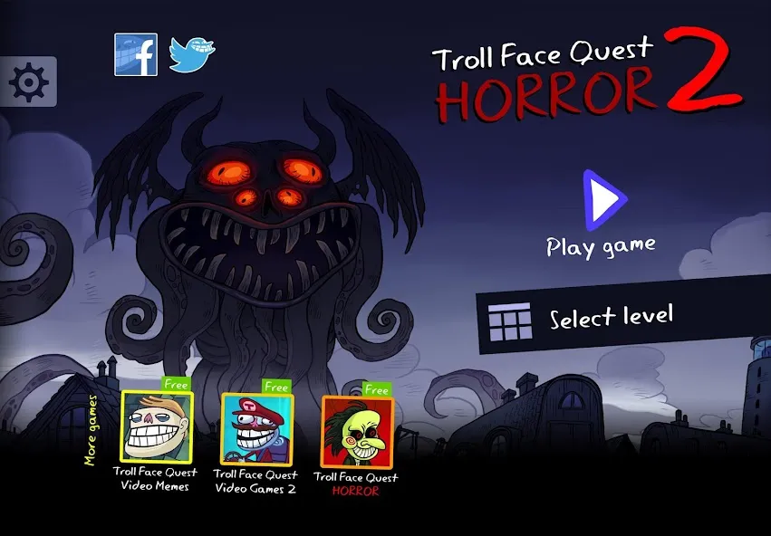 Скачать Troll Face Quest: Horror 2 (Тролль Фейс Квест) [Взлом/МОД Меню] последняя версия 2.7.1 (бесплатно на 5Play) для Андроид