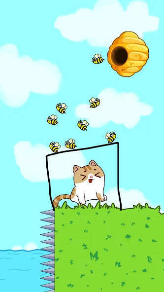 Скачать Cat Rescue - Спасите кошку (Кэт Рескью) [Взлом/МОД Меню] последняя версия 2.9.9 (бесплатно на 5Play) для Андроид