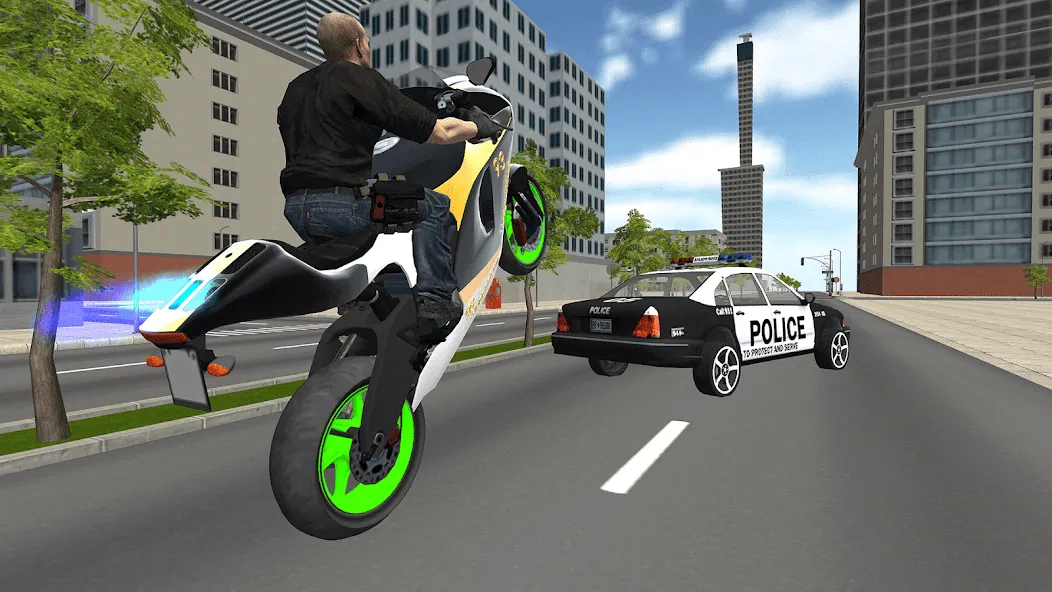 Скачать Вождение велосипеда: полиция [Взлом/МОД Все открыто] последняя версия 0.7.7 (на 5Плей бесплатно) для Андроид