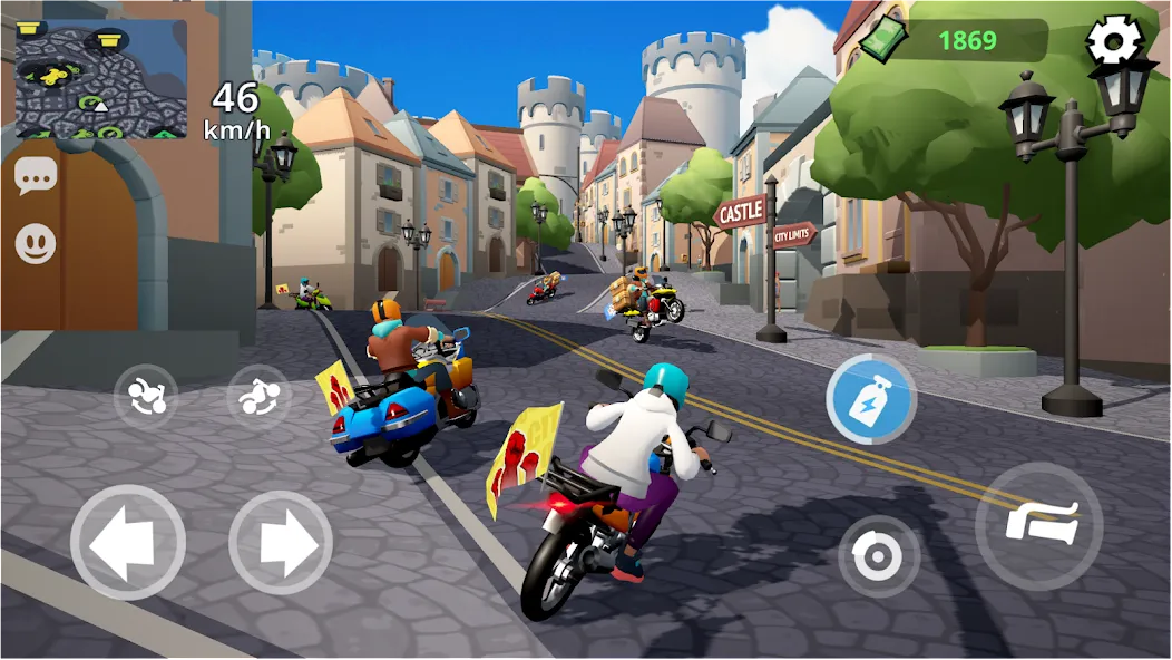 Скачать Moto City: мотогонки курьеров (Мото Сити) [Взлом/МОД Все открыто] последняя версия 1.6.7 (на 5Плей бесплатно) для Андроид