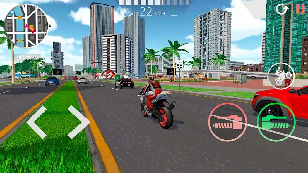 Скачать Motorcycle Real Simulator (Мотоцикл Реальный Симулятор) [Взлом/МОД Меню] последняя версия 0.3.1 (бесплатно на 4PDA) для Андроид