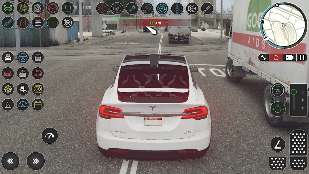 Скачать Electric Tesla Model X Driver (Электрический водитель) [Взлом/МОД Unlocked] последняя версия 2.9.2 (бесплатно на 5Play) для Андроид